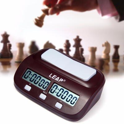 

LEAP PQ9907S Digital Chess Clock I-go Count Up Down Timer for Game Competition