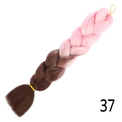 

Jumbo Ombre Braids Braiding Hair Extension 24inch 100gPack Purple Pink Blonde Wigs For Women Synthetic Crochet Hair Extensions