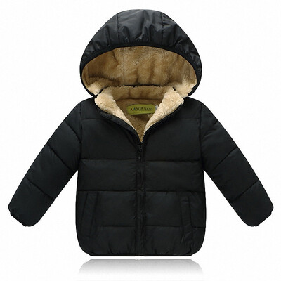 

Kids Winter Jacket Thick Velvet Girls Boys Coat Warm Childrens Jackets Cotton Infant Clothing Padded Jacket Kid Clothes