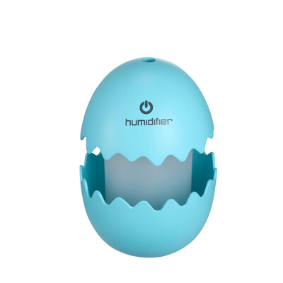 

TOMNEW USB Mini Cool Mist Humidifier 100ML Portable Ultrasonic Funny Egg Air Diffuser with LED Night Light for Home Office Car