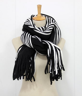 

New winter&winter striped cashmere scarf scarf Double sided men&women thickening warm shawl scarves