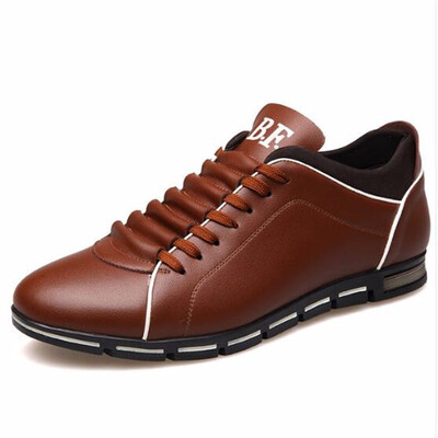 

Plus size 37-48 Brand Men Shoes England Trend Casual Leisure Shoes Leather Shoes Breathable For Male Footear Loafers Mens Flats
