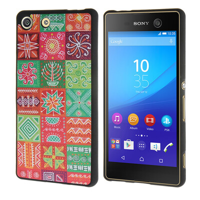

MOONCASE Case for Sony Xperia M5 [Personality Patterns] Flexible Soft Silicone Gel TPU Skin Protective Case Cover /a12