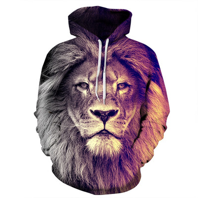 

QYDM0155Mens Hoodie 3D Printed Women Pullover Sweater