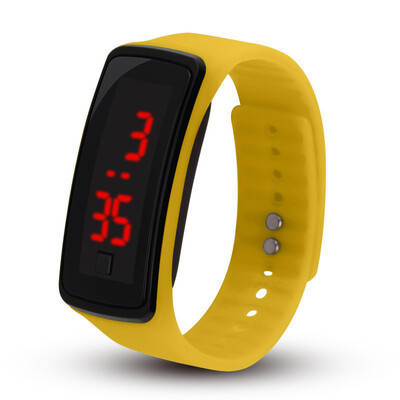 

Silicone LED Digital Watches Bracelet Wristwatch For Kids Clock Womens Digital Wrist Watch Sport Student