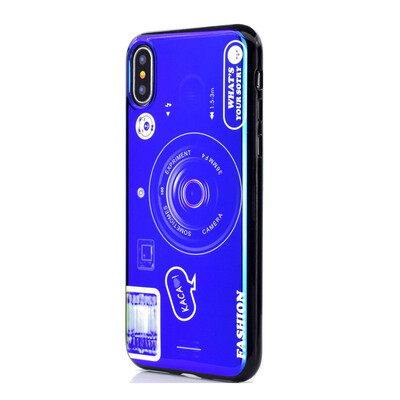 

iPhone X 8 7 6 6S Plus Cámara Airbag Soporte anticaídas Funda blanda