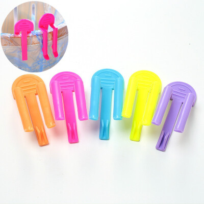 

4pcs Plastic trash bag holder Bag Clip garbage bag holder Trash Can Clamp