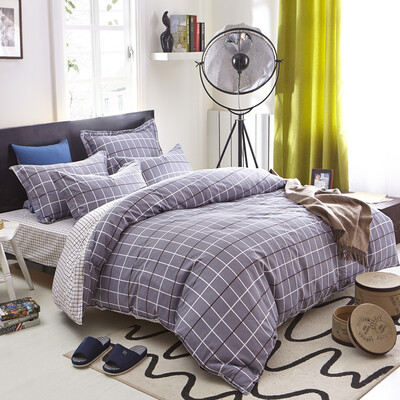 

Jiuzhou deer kit home textile cotton high support bedding twill printing single student three-piece linen quilt cover Sophie 12 m bed 150200cm
