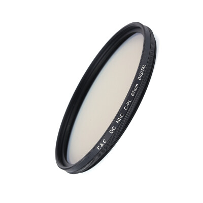 

C & C DC MRC CPL 67mm ultra - thin multi - layer waterproof coating polarizer pressure dark sky to eliminate reflective