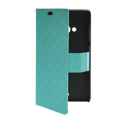 

MOONCASE Slim Leather Side Flip Wallet Card Slot Pouch with Kickstand Shell Back Case Cover for Nokia Lumia 535 Mint Green