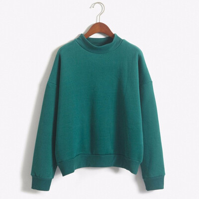 

XXL Cute Women Hoodies Pullover 9 colors Autumn Coat Winter Fleece Thick Knit Sweatshirt