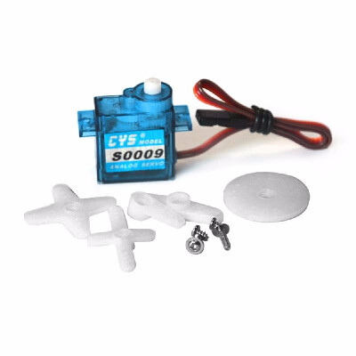 

CYS-S0009 Tiny Analog Steering Servo for RC Car Buggy Truck Boat Airplane Helicopter RC Toys