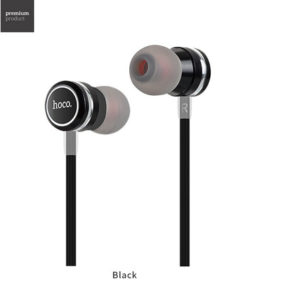 

HOCO Metallic Universal Earphones with Mic Wired Headset 35mm Jack with Remote for Apple iPhone Samsung Xiaomi Earbuds in-Ear