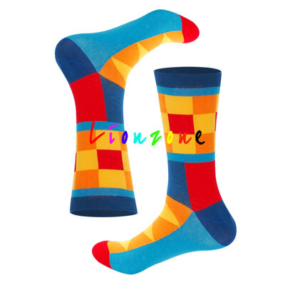 

Colour Crew Cotton Happy Socks MenWomen British Style Casual Harajuku Designer Brand Fashion Novelty Art For Couple Funny