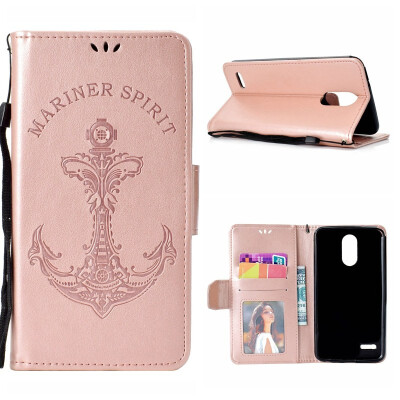 

MOONCASE LG V30 embossed mermaid anchor holster - rose gold