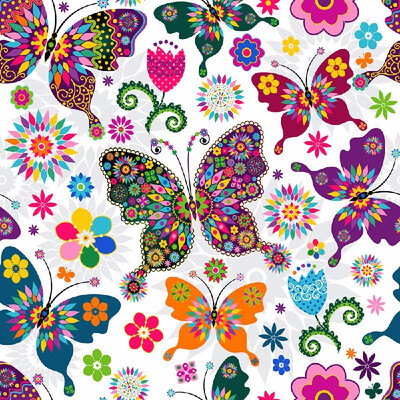 

5D Colorful Butterflies Image Diamond Painting DIY Pasted Cross Stitch Full Round Diamond Home Decoration Gift