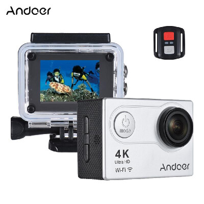 

Andoer AN6000 4K 16MP WiFi Action Sports Camera 1080P Ultra HD with Remote Control 2" LCD 170¡ã Wide Angle Lens Support 4X Zoom D