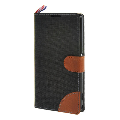 

MOONCASE Xperia Z1 L39h , Leather Wallet Flip Card Holder Pouch Stand Back Case Cover for Sony Xperia Z1 L39h Black