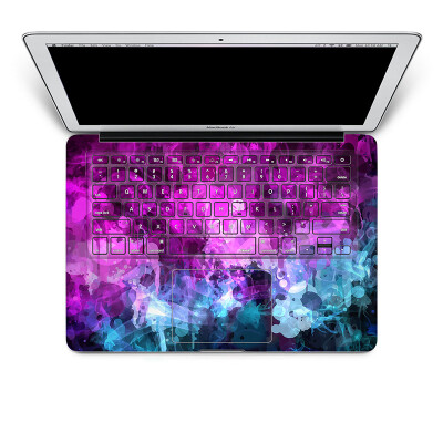 

GEEKIDMacbook Pro decal keyboard sticker Decal keys sticker Purple full decal keyboard sticker US style keyboard protector