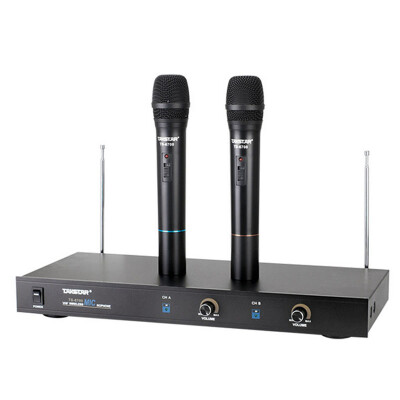 

Victory (TAKSTAR) TS-6700HH Wireless Microphone Microphone One V 2 V Family KTV Conference Stage Performance Karaoke High Quality Wireless Microphone Elegant Black