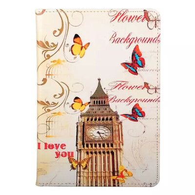 

MITI 2015 New Eiffel Tower Ancient Colored Print Flip Stand Leather Case Cover For iPad Mini 1 2 3 Retina Case Free Shipping