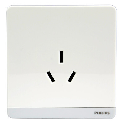 

PHILIPS switch socket fly series 10A five-hole socket with a single control dawn switch white