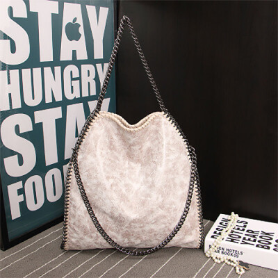 

2015 New women leather handbags fashion folding chain shoulder bags female messenger bags large tote bags