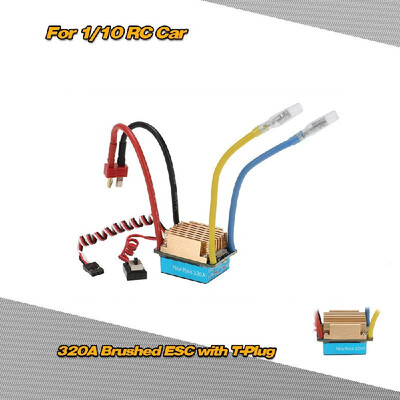 

NEW Waterproof 320A Brushed ESC with 5V3A BEC T-Plug for 110 RC Car E1E4