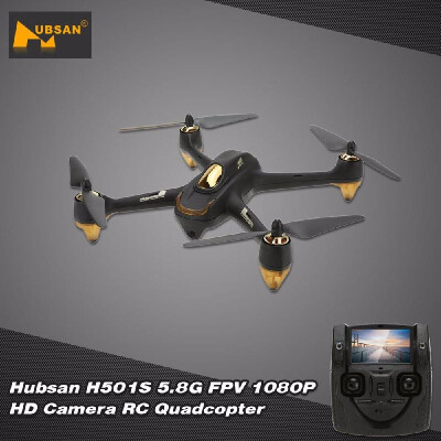 

Hubsan H501S X4 58G FPV 1080P HD Camera RC Quadcopter wGPS Follow Me D1R2