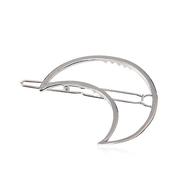 

Fashion Woman Hair Accessories Triangle Hair Clip Pin Metal Geometric Alloy Hairband Moon Circle Hairgrip Barrette Girls Holder