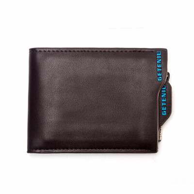 

Men Wallet Vertical Zipper Multifunctional Drive Lisense Large Capacity Purse