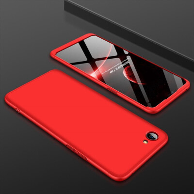 

MOONCASE Three-parts structure design Full Protection Hard Plastic Combination Shockproof Case for Oppo A3 Red