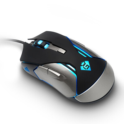 

Rocketek high quality USB Gaming Mouse 2400 DPI 6 buttons ergonomic design for desktop computer accessories mouse gamer lol PC