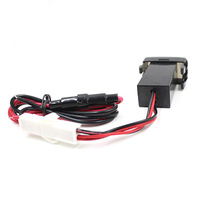 

Car 5V 21A USB Port Dashboard Voltmeter Phone Charger For TOYOTA VIGO