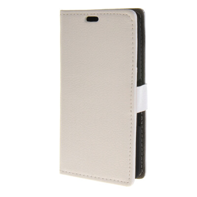

MOONCASE Лич кожи Кожа Флип кошелек Слот для карты отойти чехол для LG G4 белый