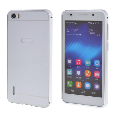 

MOONCASE Huawei 6 Случай 2 В 1 жесткий бампер вставить обложка чехол для Huawei Honor 6 Серебряный