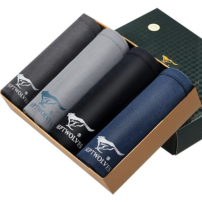 

Seven wolves SEPTWOLVES men&39s underwear men&39s Lycra cotton waist in the breathable movement angle underwear four multi-color 3315-4 XL