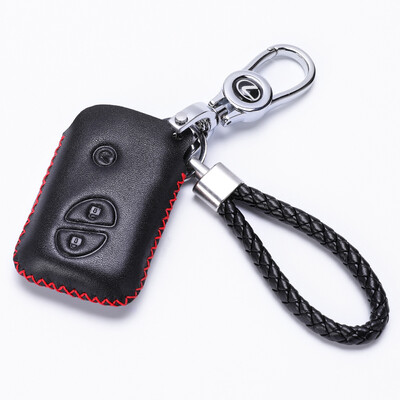 

KING ETING Lexus Key Case Leather Key Case ES200 300H NX200t RX200t RX270 Special Car Keychain B Style Red