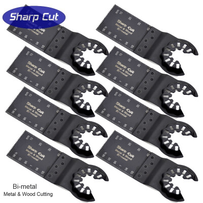 

8 PCS Starlock Bi-metal Oscillating Multi Tools Saw Blades Fit For BoschFeinDremel Starlock&Starlock Plus Machines