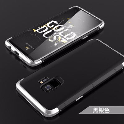 

Goowiiz Phone Case For Samsung Galaxy S9S9 Plus Luxury 3 in1 Metal PC Hard Hybrid Slim Back Case Full Protection