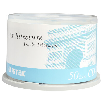 

Ritek (RITEK) CD-R 52 speed 700MB Arc de Triomphe series of bottled 50 discs