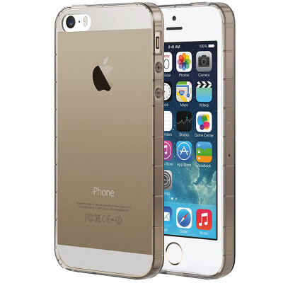 

BIAZE Apple 5S / SE / 5 чехол для телефона iPhone5S / SE / 5 защитная крышка всеохватывающая прозрачная мягкая подушка для подушек безопасности JK08-серый