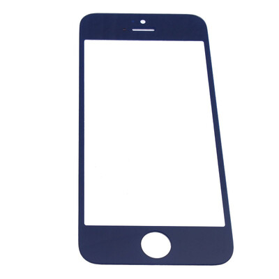 

DARK Blue Repairment Front Screen Glass Lens Cover + Free Tools Kits For iPhone 5