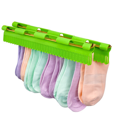 

Pinmai hanging socks clip 2 only plastic material multifunctional drying socks clips can be aired 32 pairs of windproof non-slip dual-use sun socks clips PMF2080