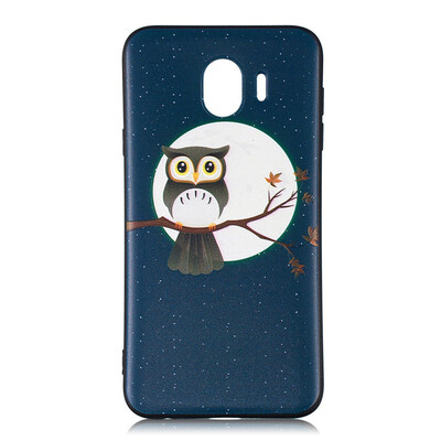 

Samsung Galaxy J4 2018 Case Embossed Soft TPU Shockproof Print Protective Cover