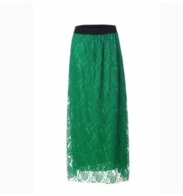 

Summer Fashion Women Lace Layered Hitched Maxi Skirt A Line Gypsy Boho Long Asymmetric Dress