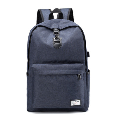 

Oxford Cloth Backpack Mens USB Backpack Travel Leisure Computer Student Bag