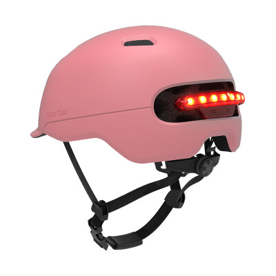 

Smart4u Electric Vehicle Helmet Men&Women Smart Light Bicycle Scooter Balance Car Battery Car Helmet Riding Safety Helmet Haze Red M Code