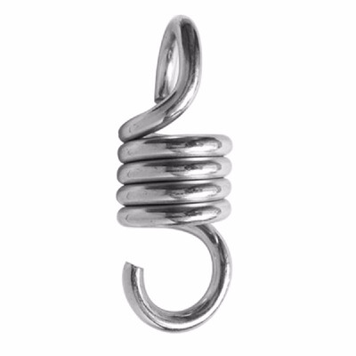 

12Pcs Sturdy Steel Extension Spring 660LB Weight Capacity for Hammock Chair Hanging Porch Suspension Hooks Garden Swing Punch Bag