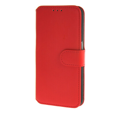

MOONCASE чехол для Samsung Galaxy S6 Smooth Skin Flip Wallet Card Slot Stand Pouch Leather Cover Red